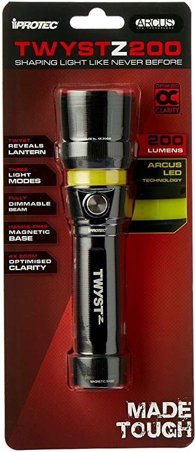 IPROTEC TWYST FLASHLIGHT LANTERN 270/250/110 LUMEN